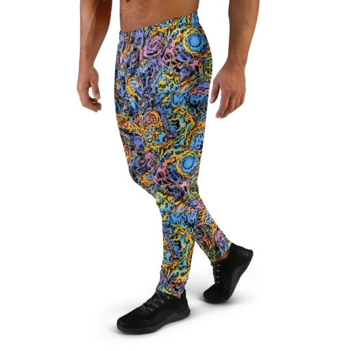Pop Flora on a Men's Joggers