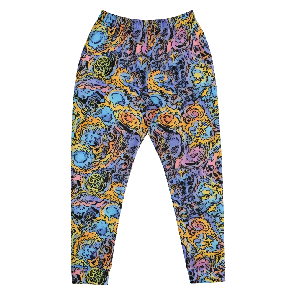 Pop Flora on Men's Joggers — Front