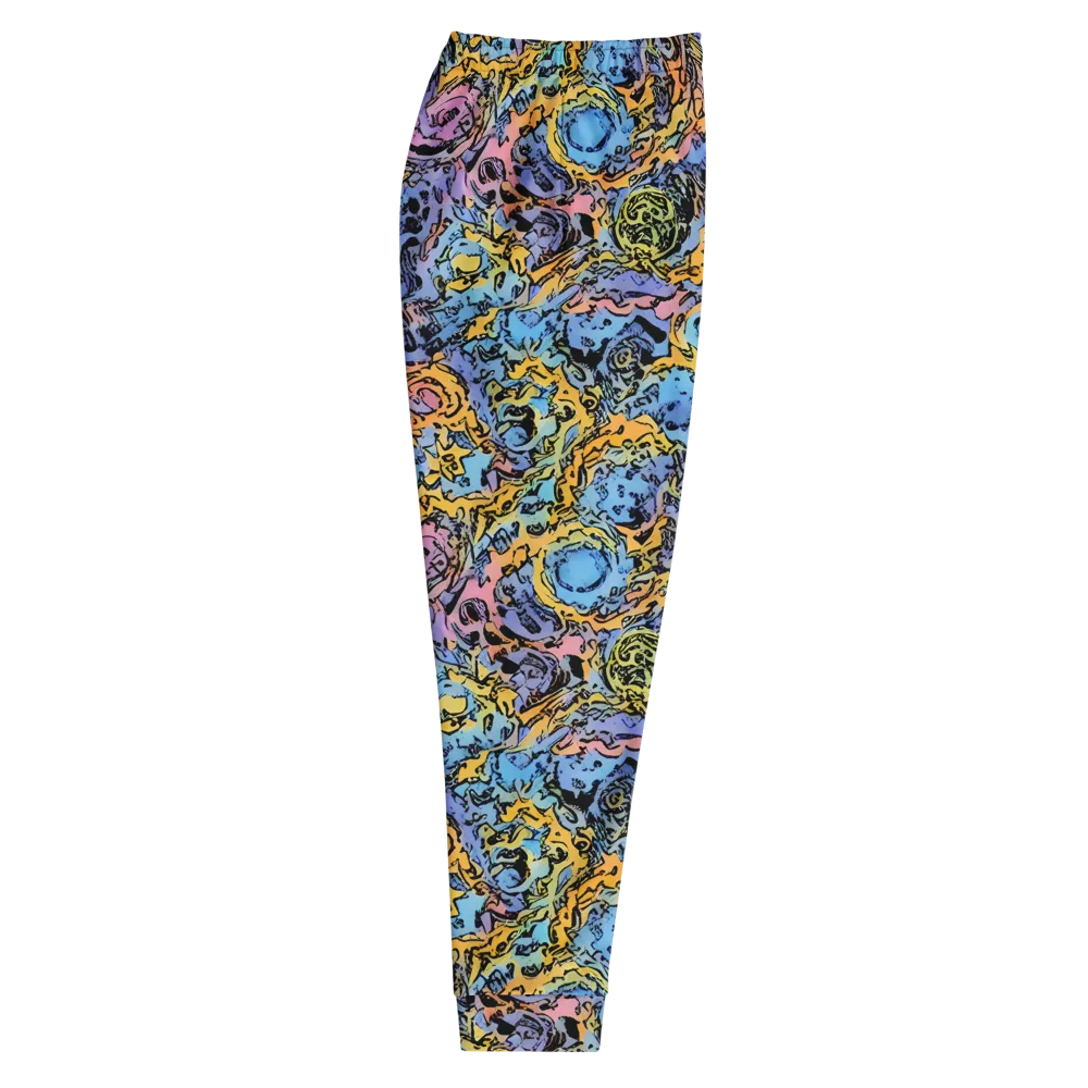 Pop Flora on Men's Joggers — Right