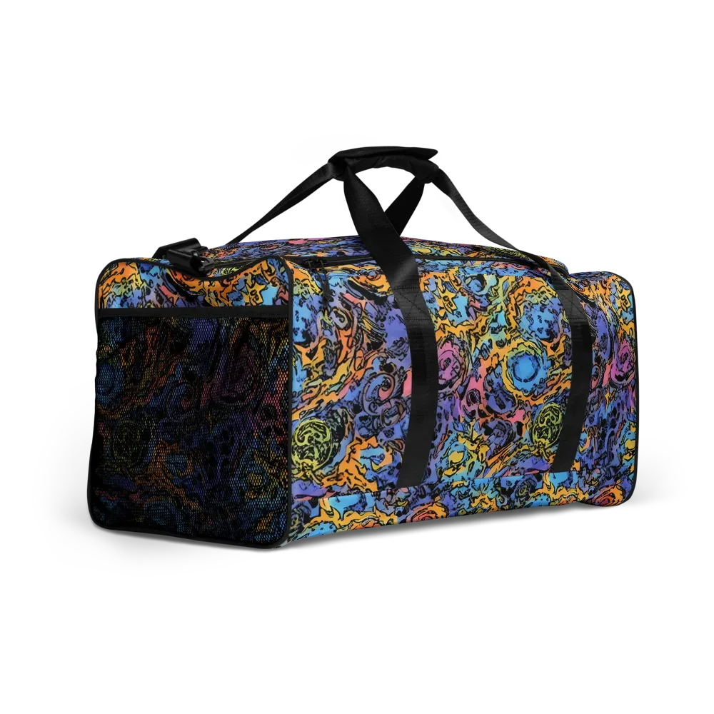 Pop Flora on Duffle Bag — Right Front