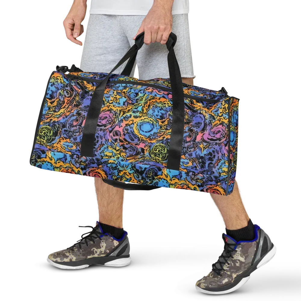 Pop Flora on Duffle Bag — Front