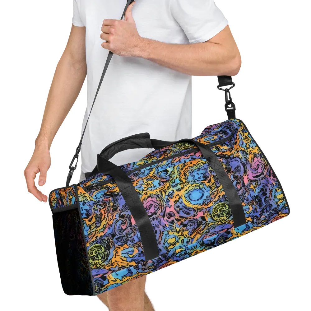 Pop Flora on Duffle Bag — Right Front
