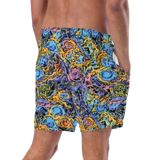 Pop Flora on a Swim Trunks