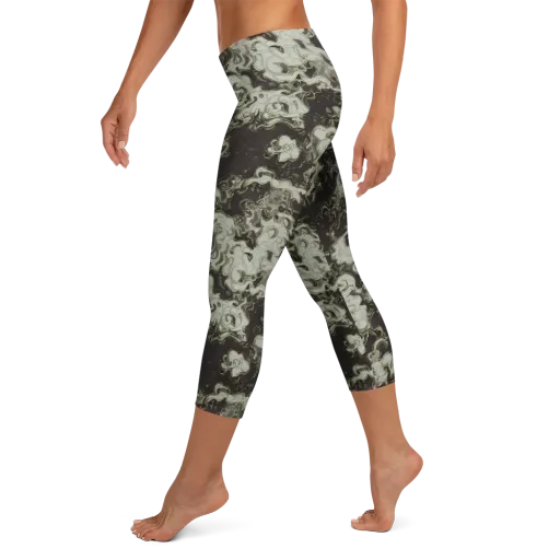 Eclipse Swirl on a Capri Leggings