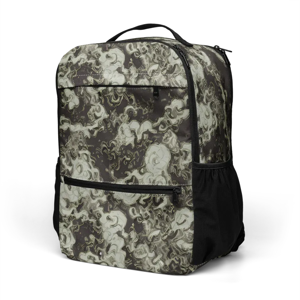 Eclipse Swirl on Utility Backpack — Left Front