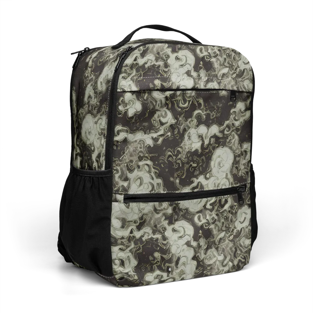 Eclipse Swirl on Utility Backpack — Right Front