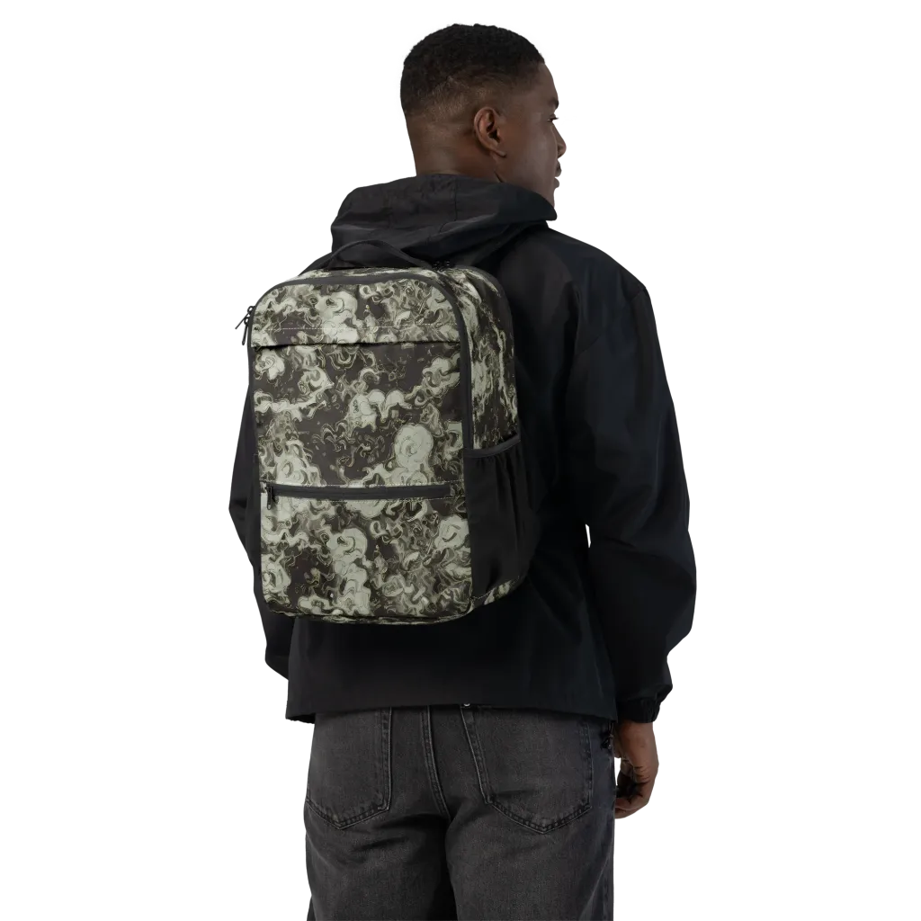 Eclipse Swirl on Utility Backpack — Back