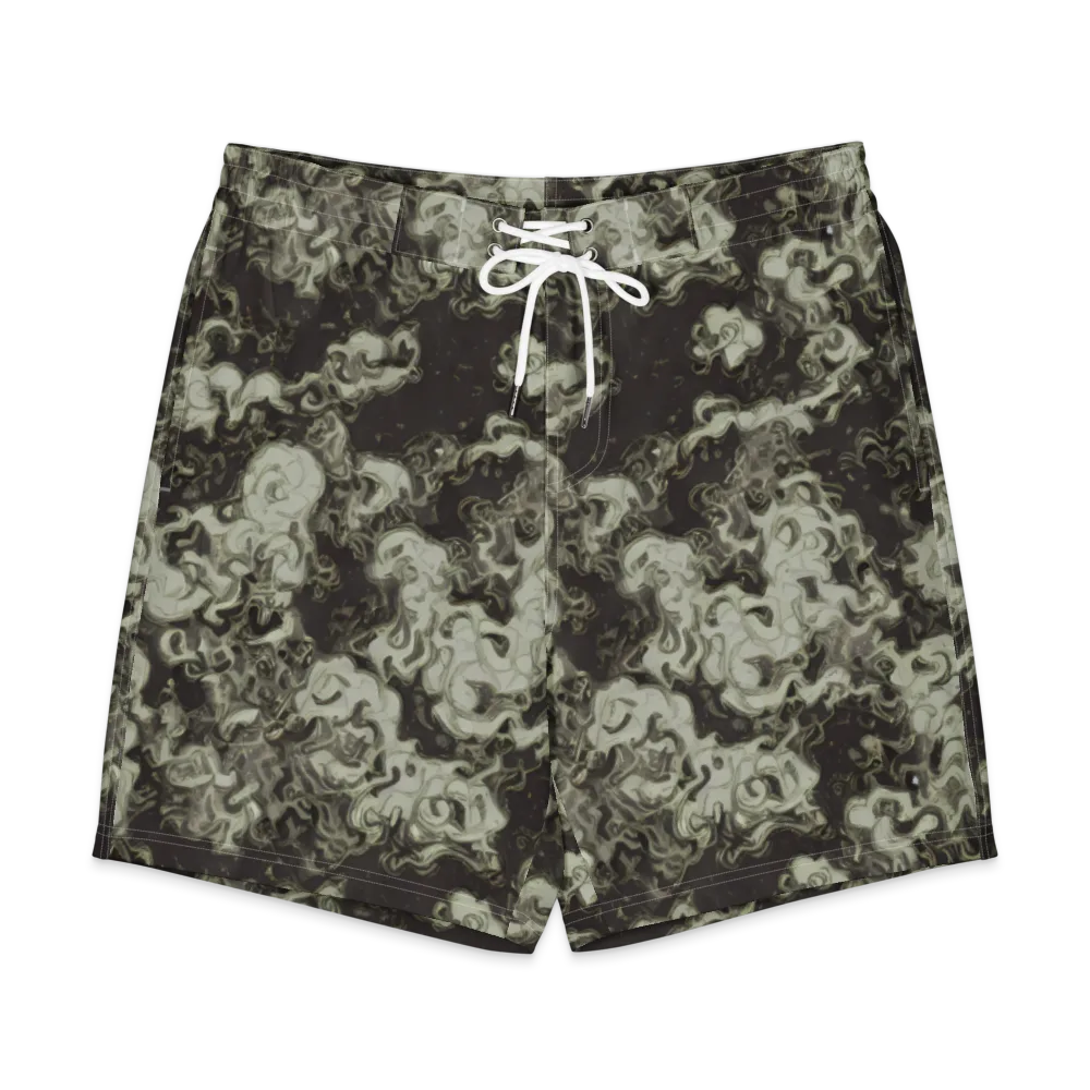 Eclipse Swirl on Men's Board Shorts — Front