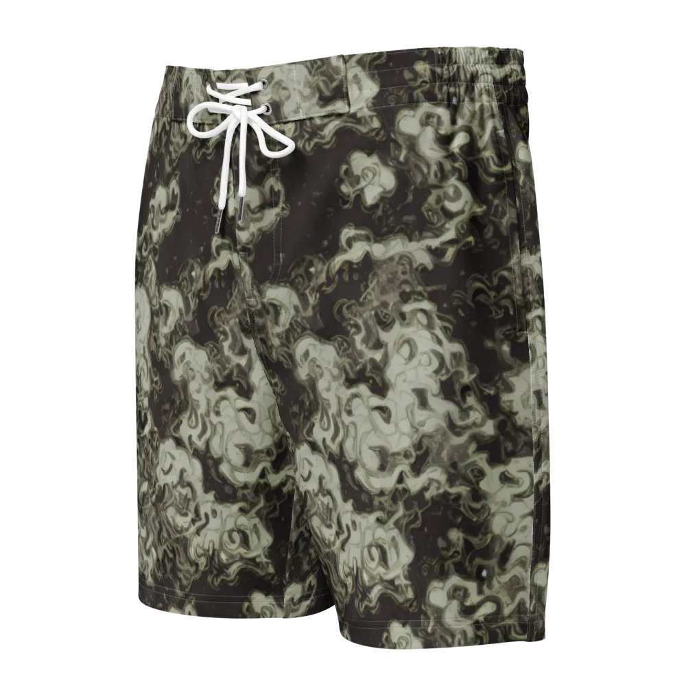 Eclipse Swirl on Men's Board Shorts — Front