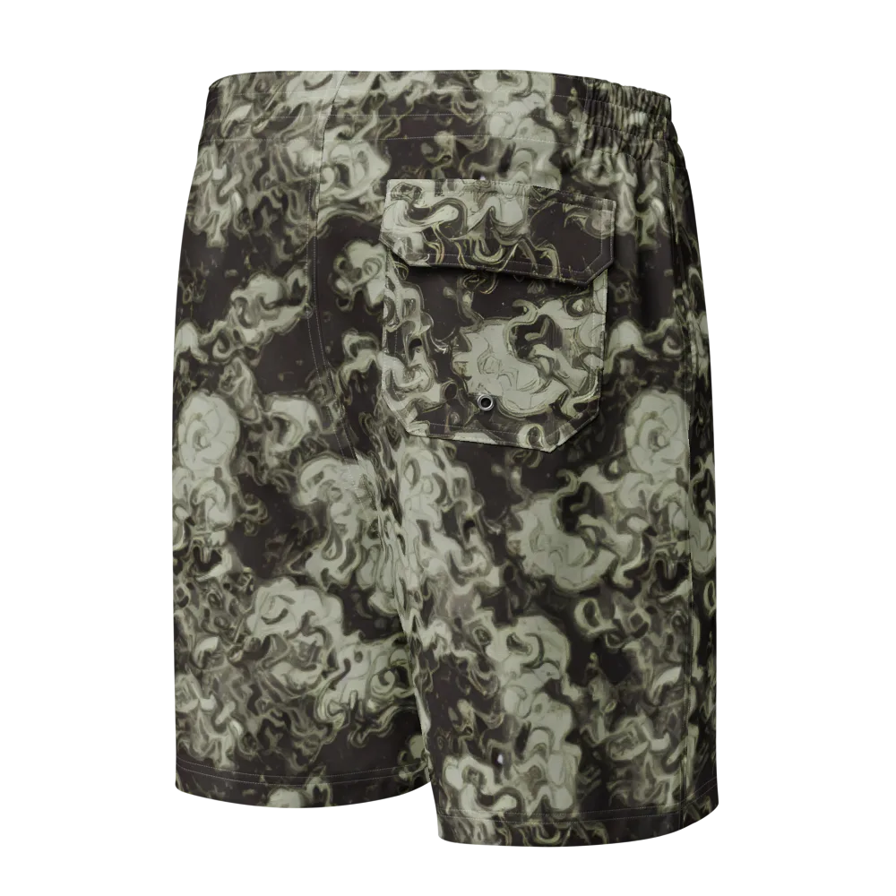 Eclipse Swirl on Men's Board Shorts — Back