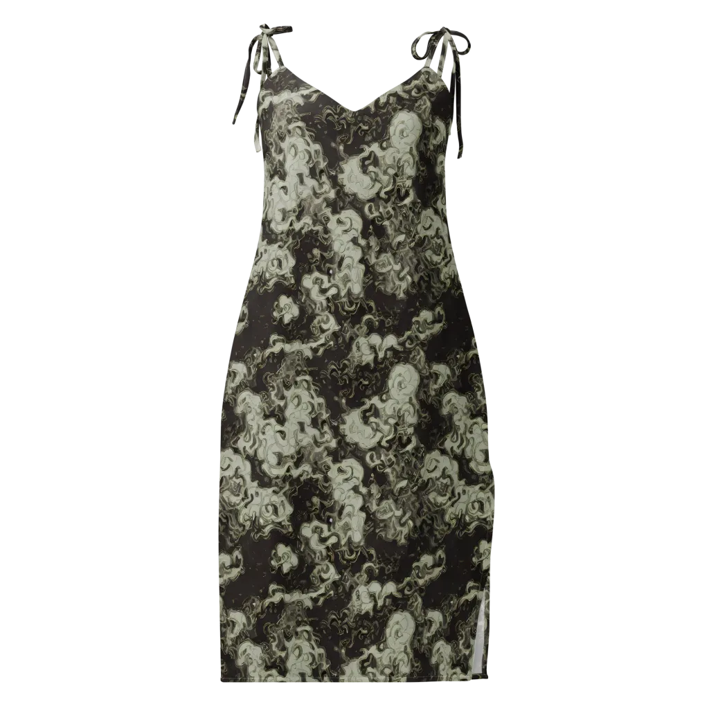 Eclipse Swirl on Slip Dress — Front