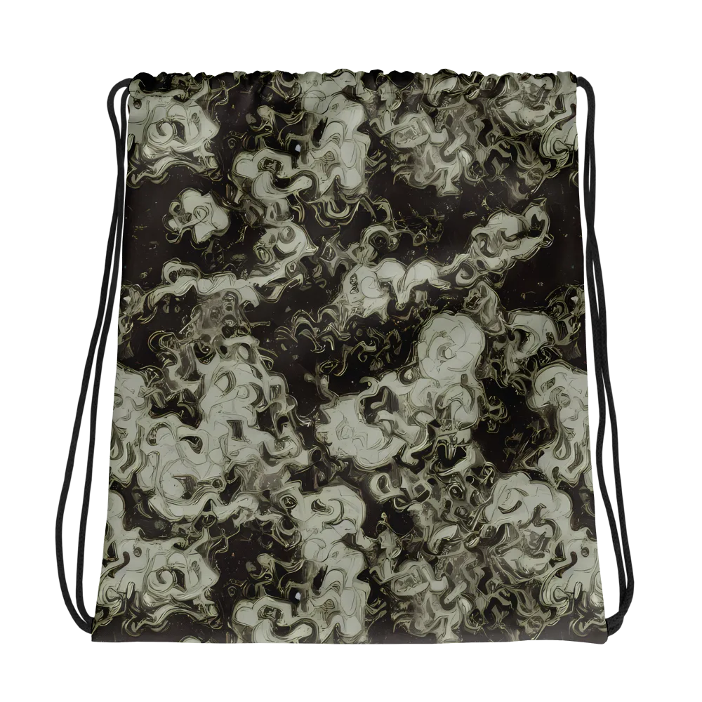 Eclipse Swirl on Drawstring Bag — Photo