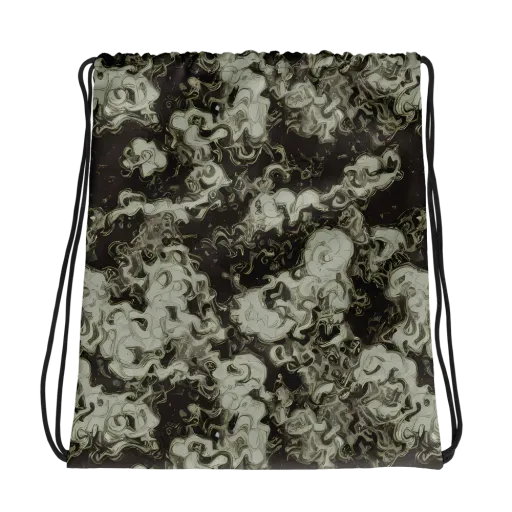 Eclipse Swirl on a Drawstring Bag