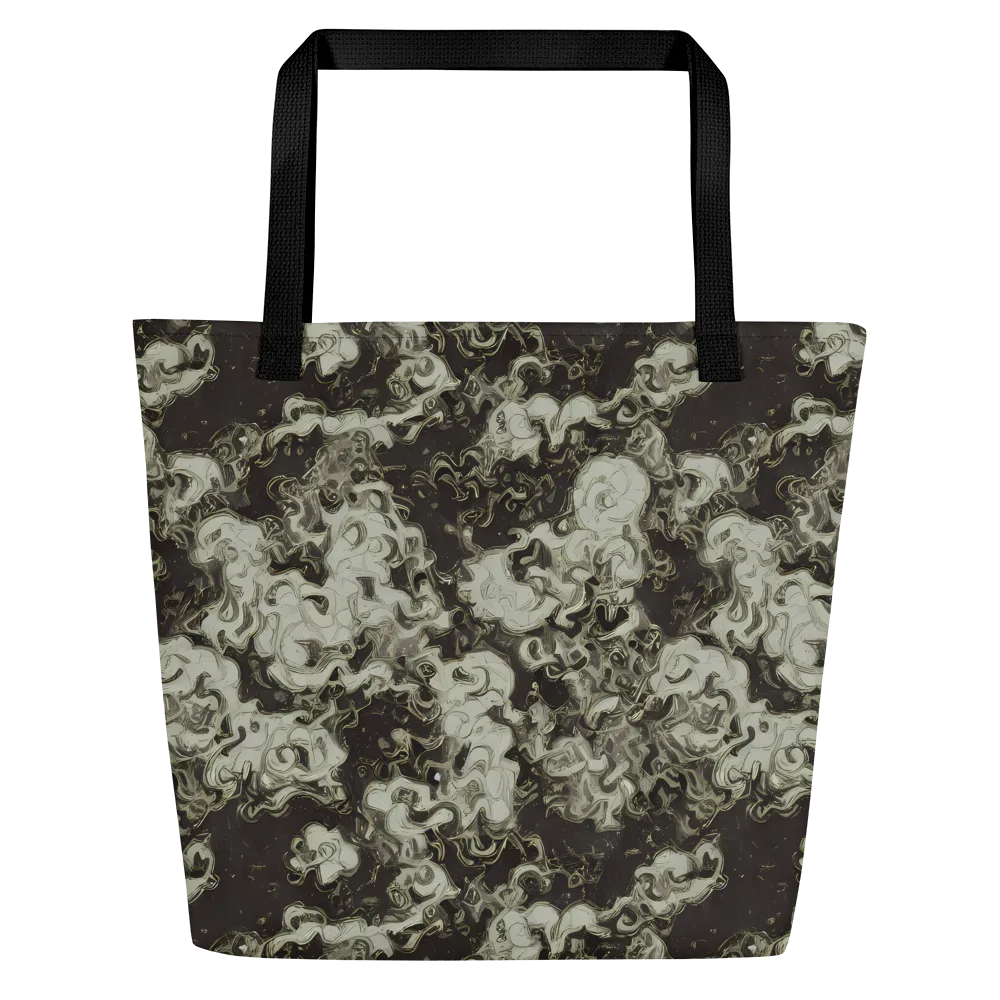Eclipse Swirl on Large Tote Bag W/ Pocket — Front