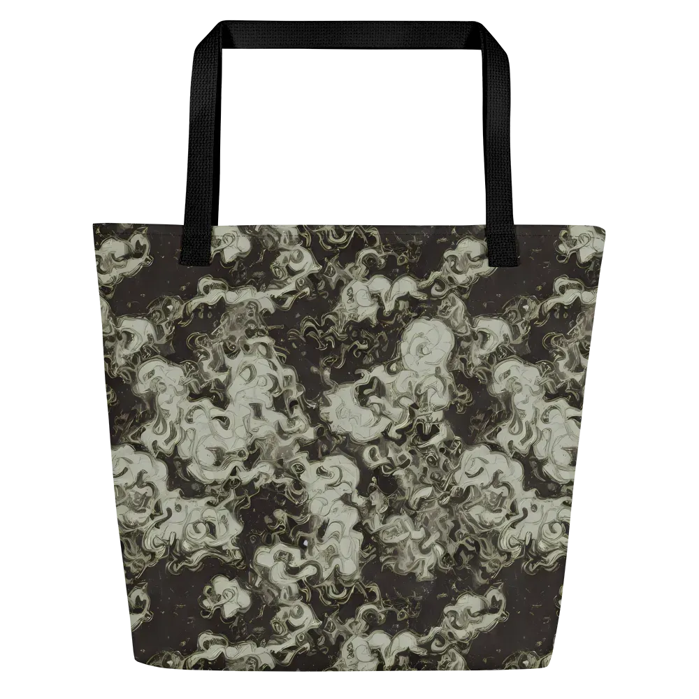 Eclipse Swirl on Large Tote Bag W/ Pocket — Front