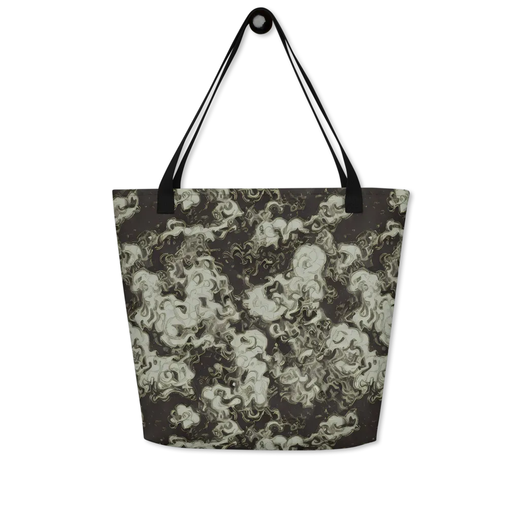 Eclipse Swirl on Large Tote Bag W/ Pocket — Front