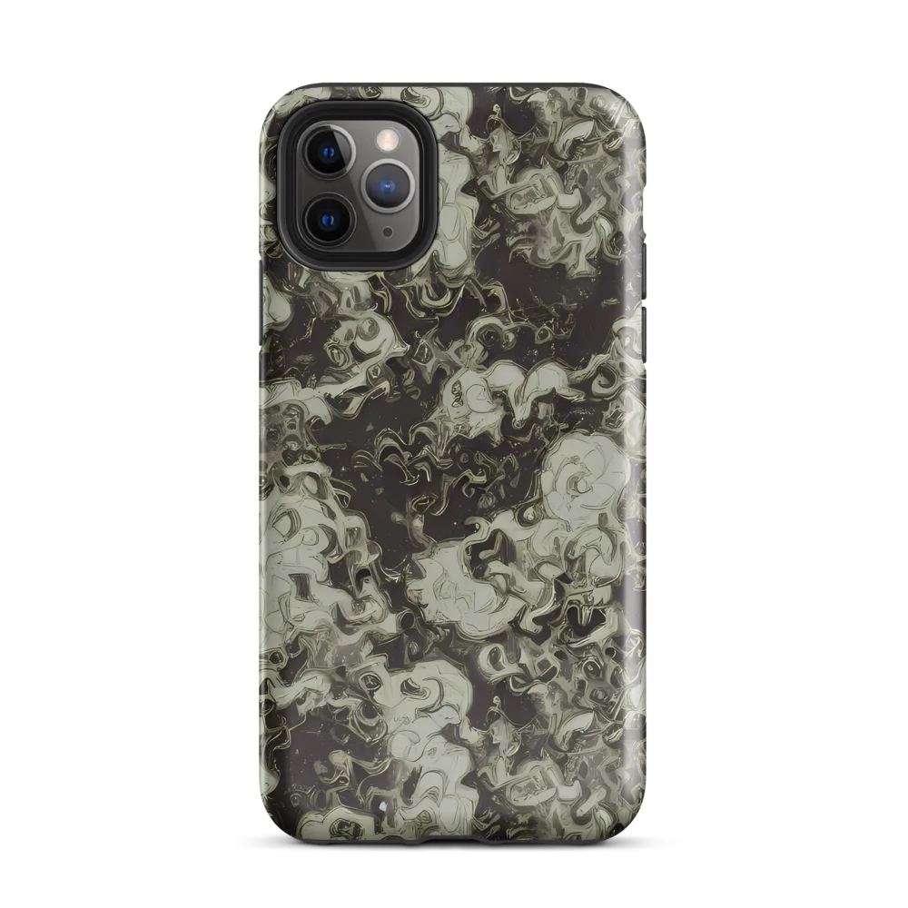 Eclipse Swirl on Tough Case for iPhone® — Front