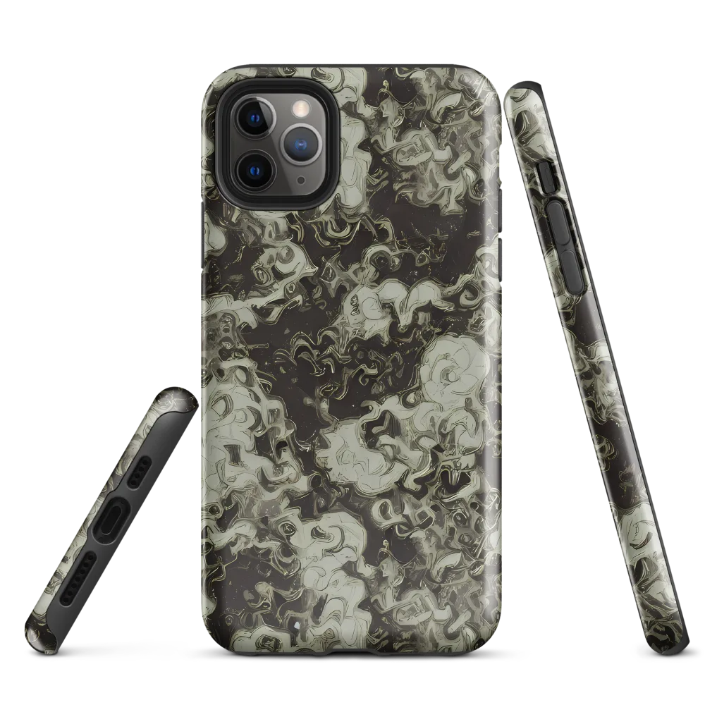 Eclipse Swirl on Tough Case for iPhone® — Front