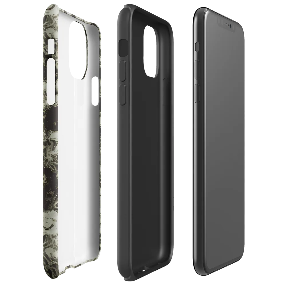 Eclipse Swirl on Tough Case for iPhone® — Right