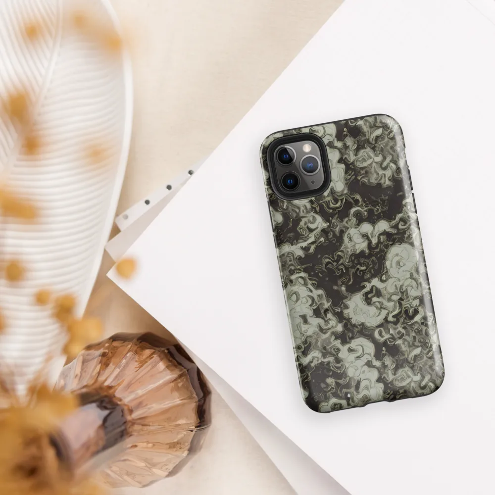 Eclipse Swirl on Tough Case for iPhone® — Front