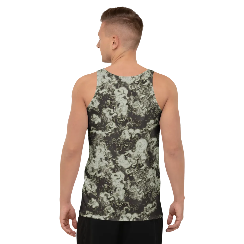Eclipse Swirl on Men's Tank Top — Back