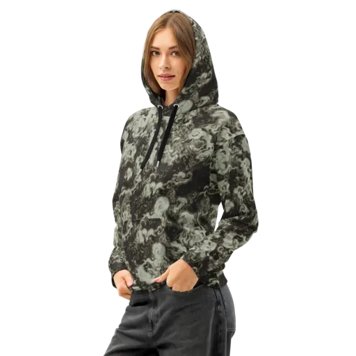 Eclipse Swirl on a Cotton Hoodie