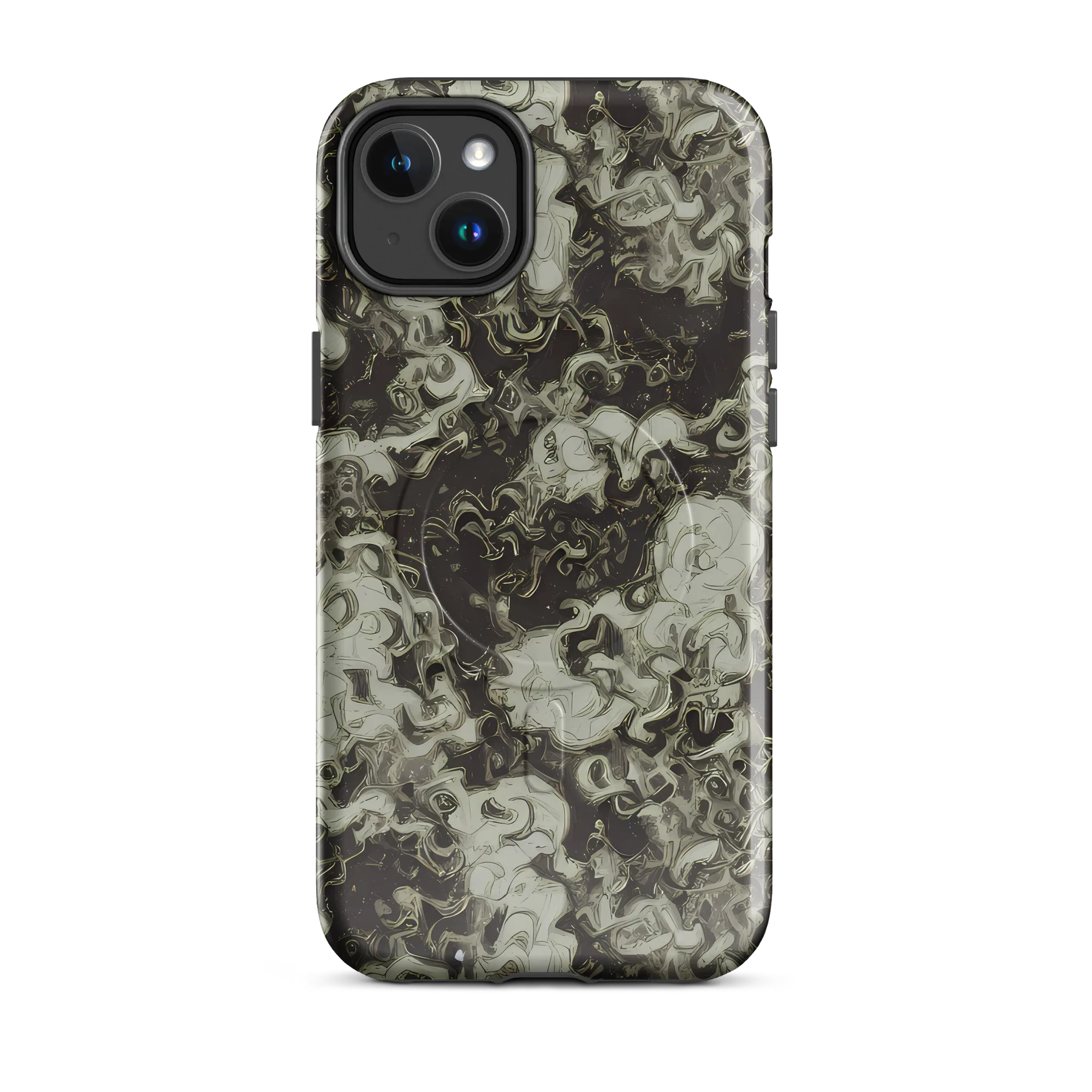 Eclipse Swirl on MagSafe Tough Case for iPhone® — Front
