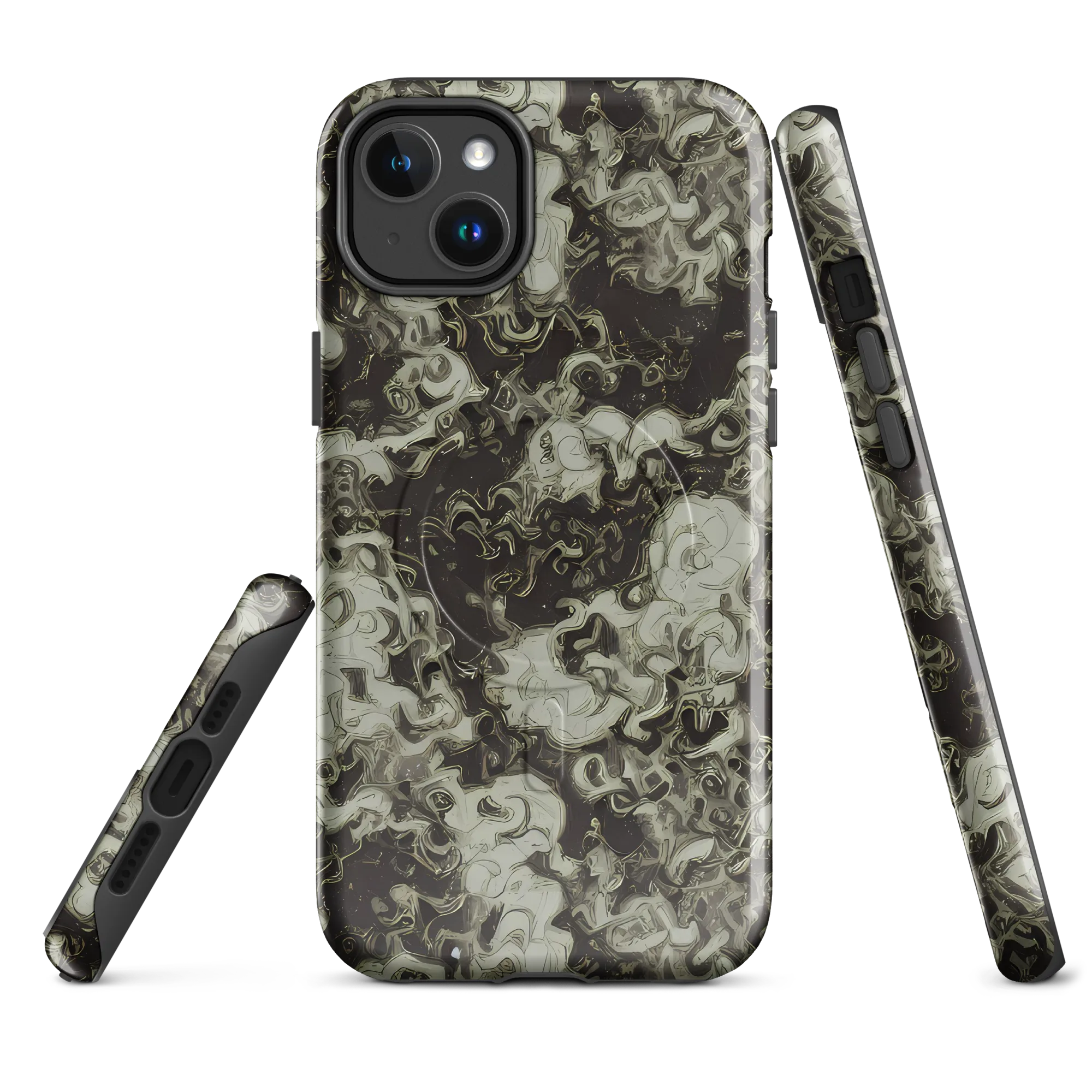 Eclipse Swirl on MagSafe Tough Case for iPhone® — Front