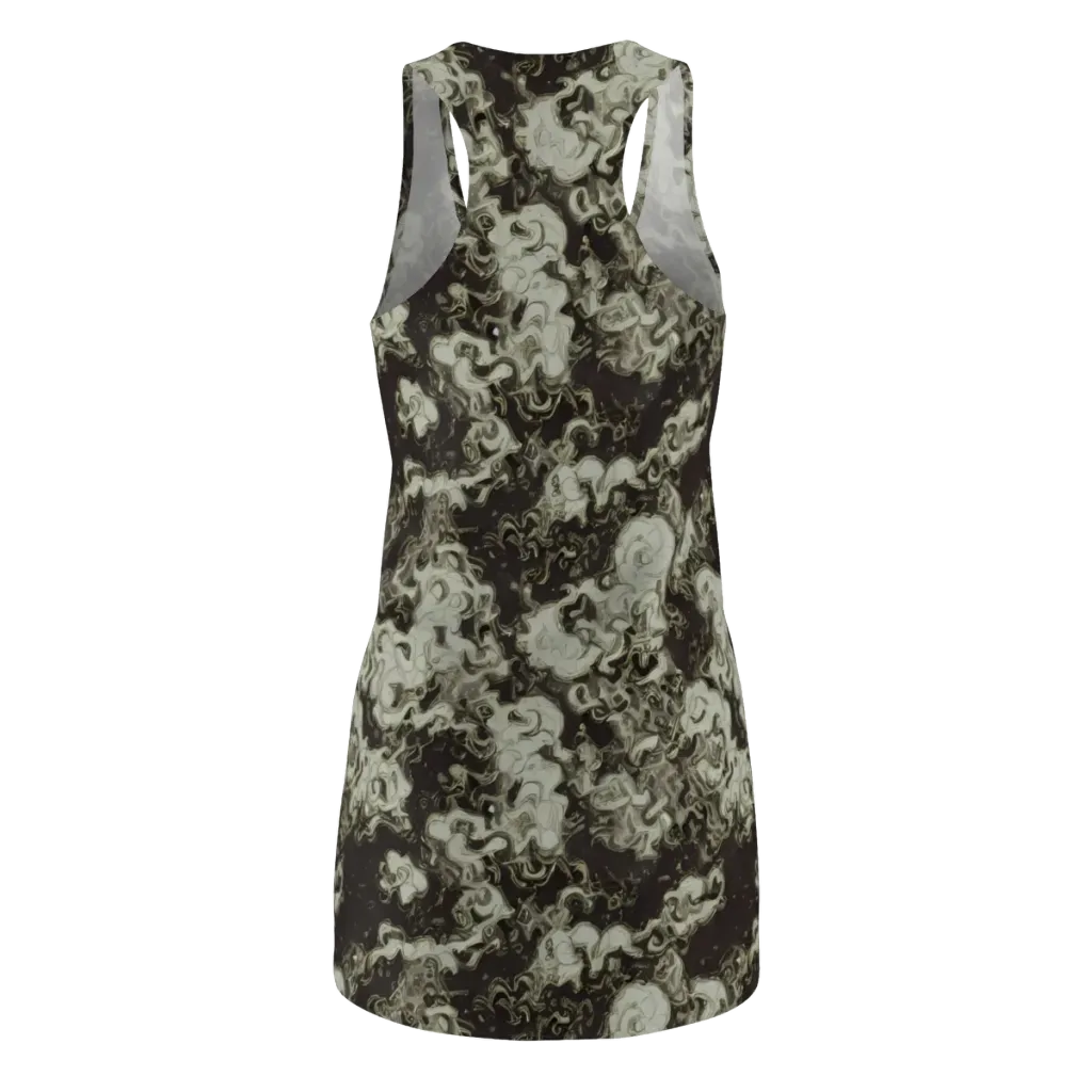 Eclipse Swirl on Racerback Dress — Back