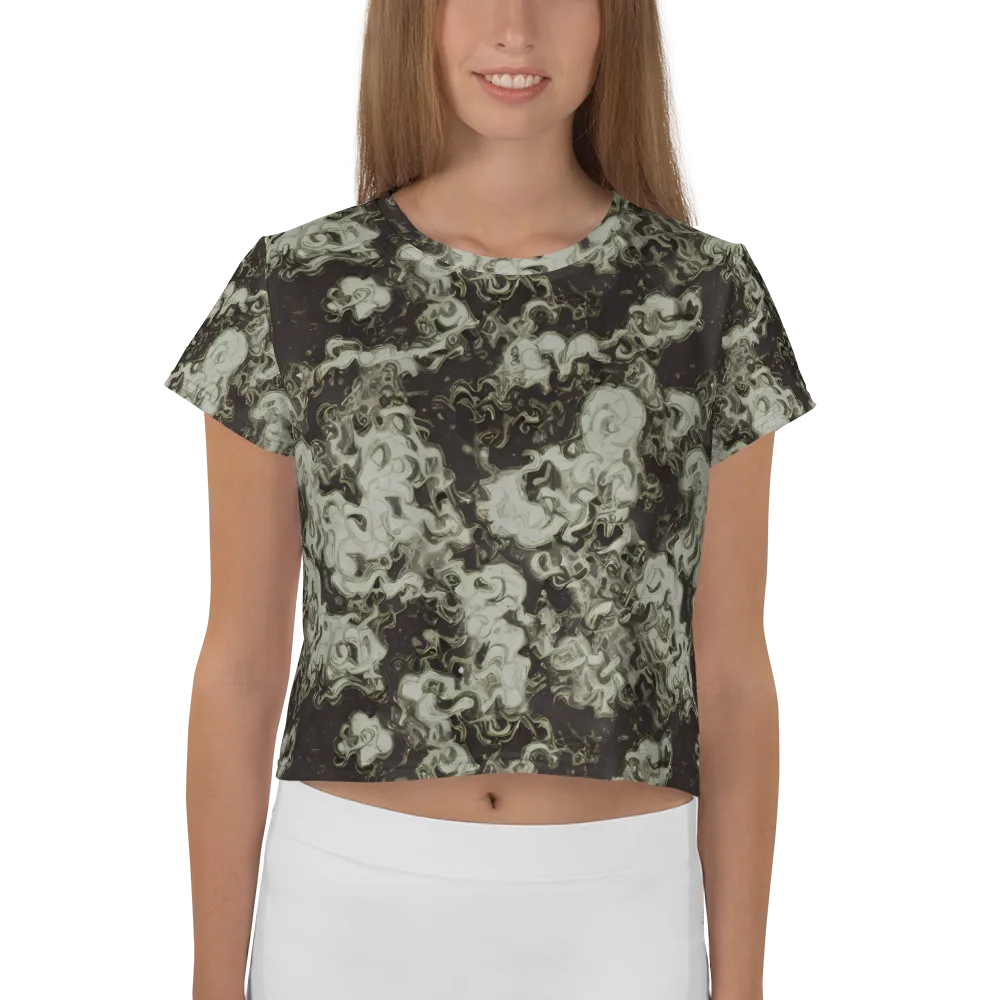 Eclipse Swirl on Crop Tee — Front