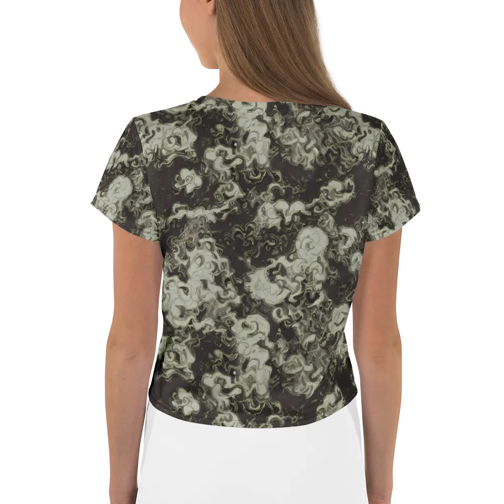 Eclipse Swirl on Crop Tee — Back