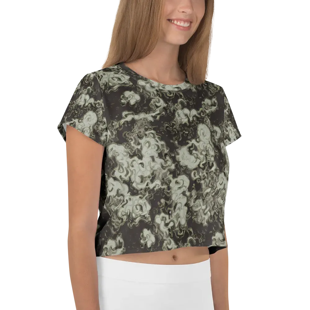 Eclipse Swirl on Crop Tee — Right