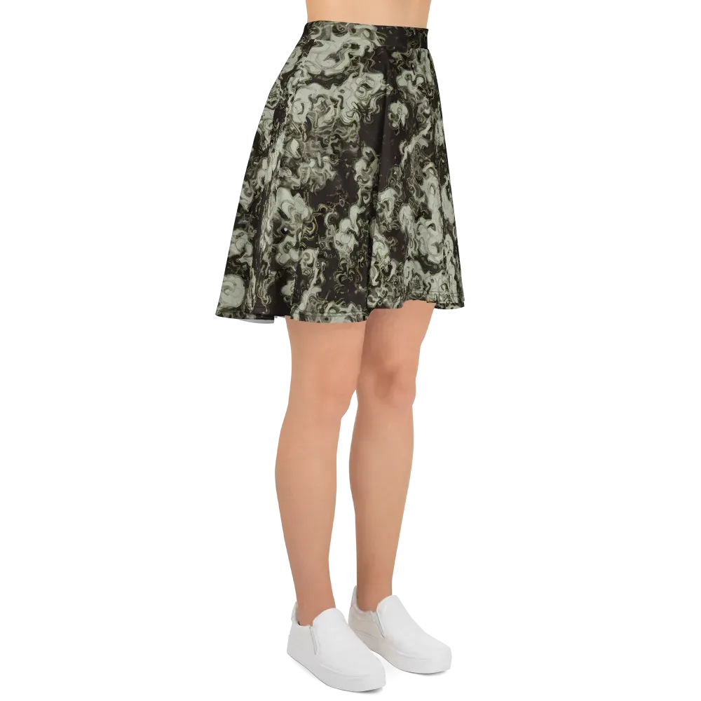 Eclipse Swirl on Skater Skirt — Right