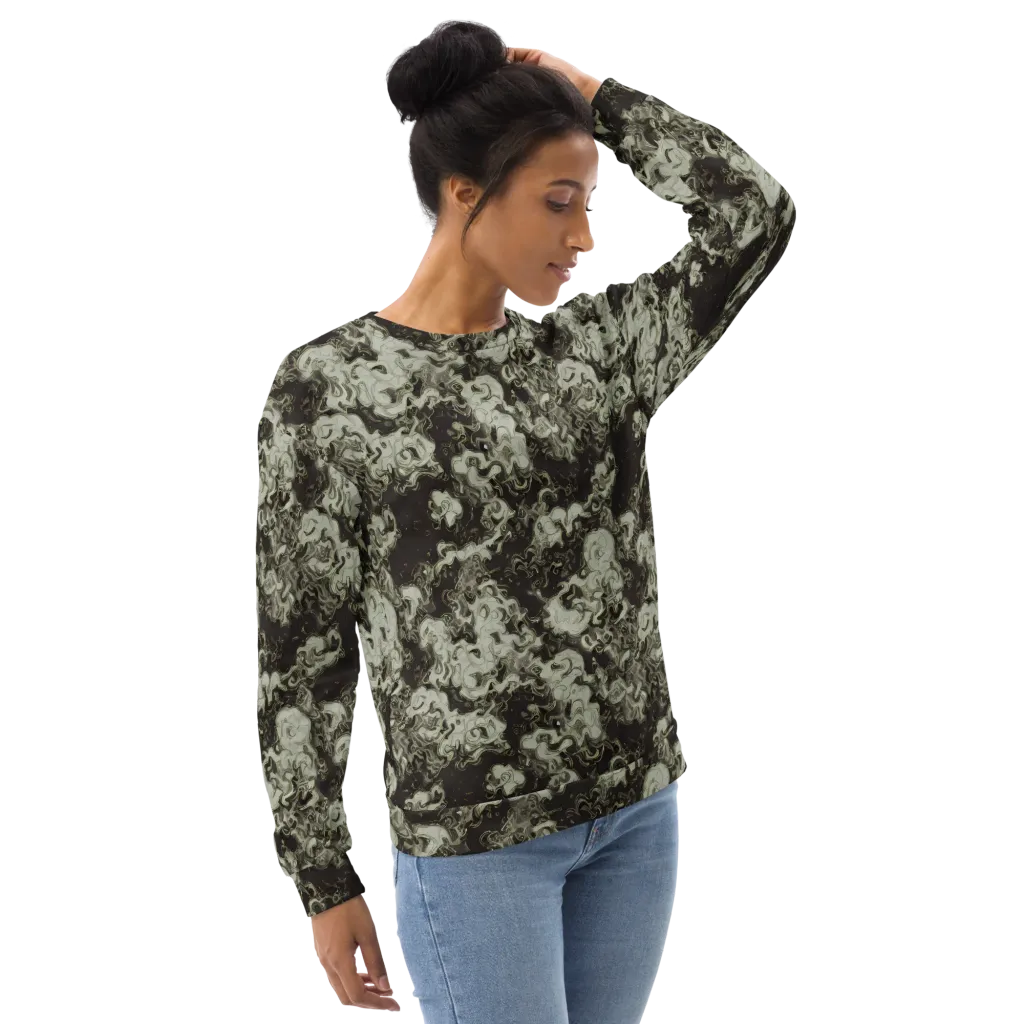 Eclipse Swirl on Sweatshirt — Right Front
