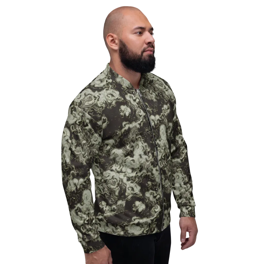 Eclipse Swirl on Bomber Jacket — Right