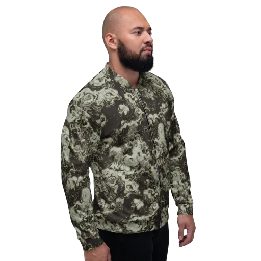 Eclipse Swirl on a Bomber Jacket