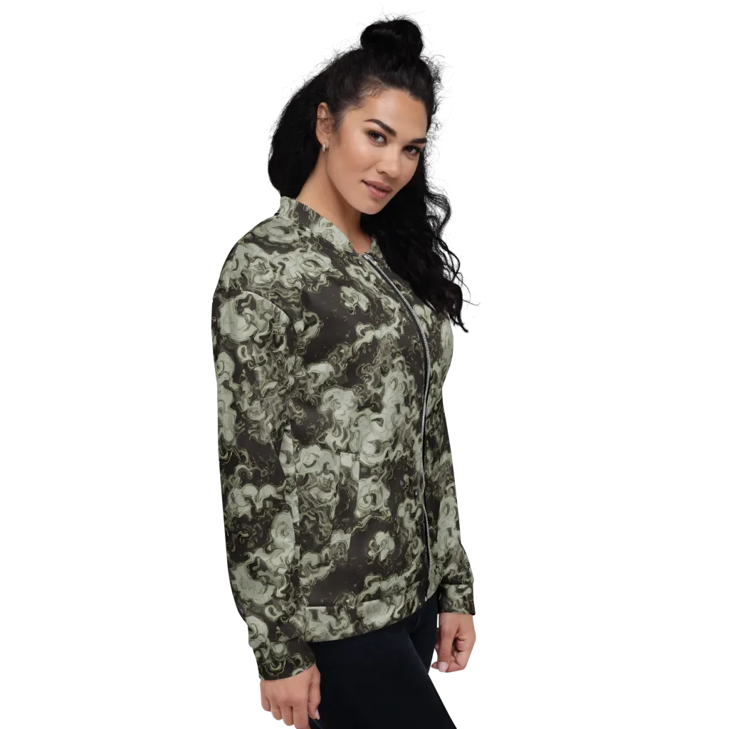 Eclipse Swirl on Bomber Jacket — Right