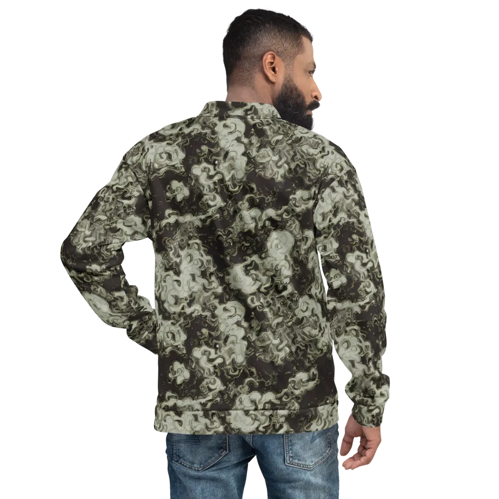 Eclipse Swirl on Bomber Jacket — Back