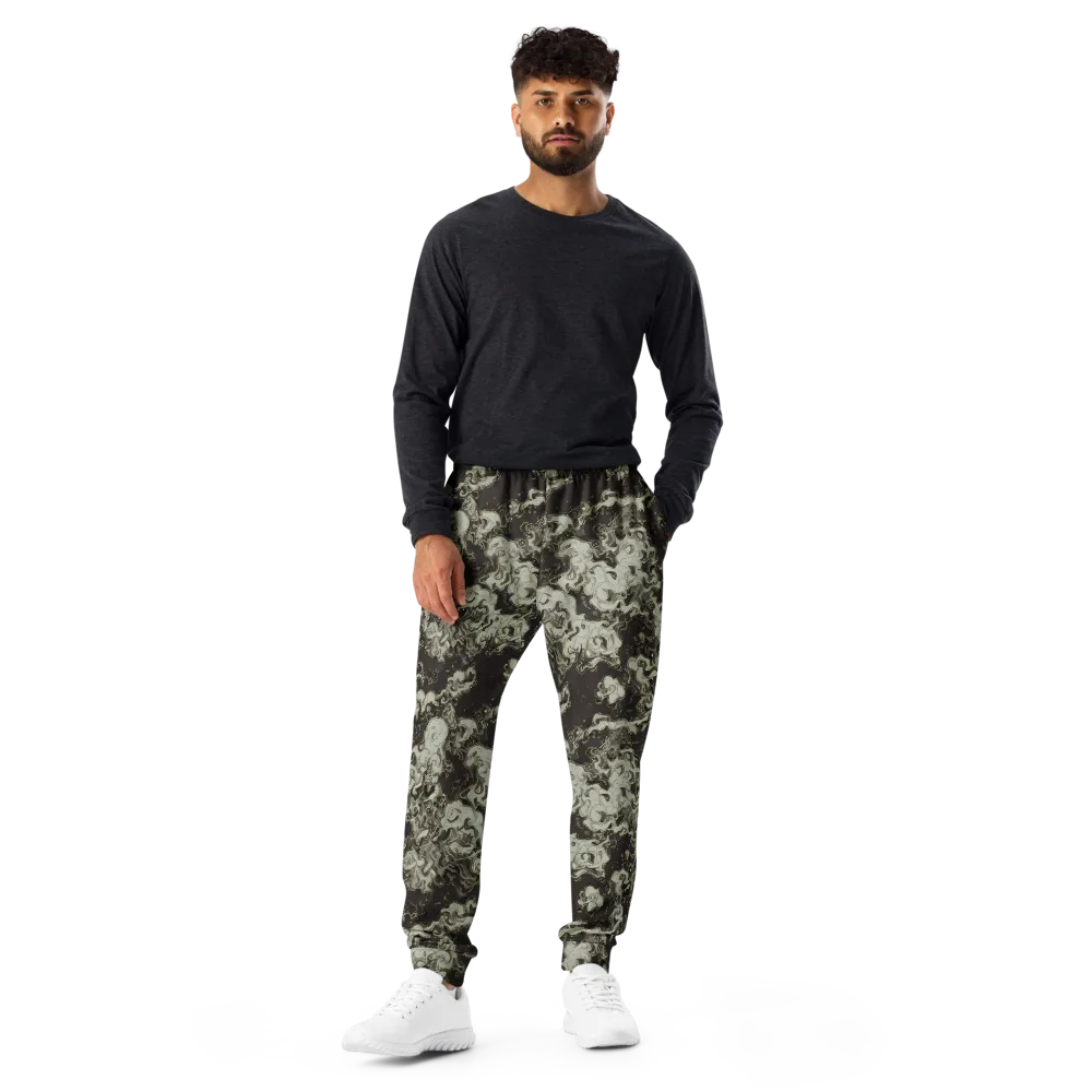 Eclipse Swirl on Men's Joggers — Front