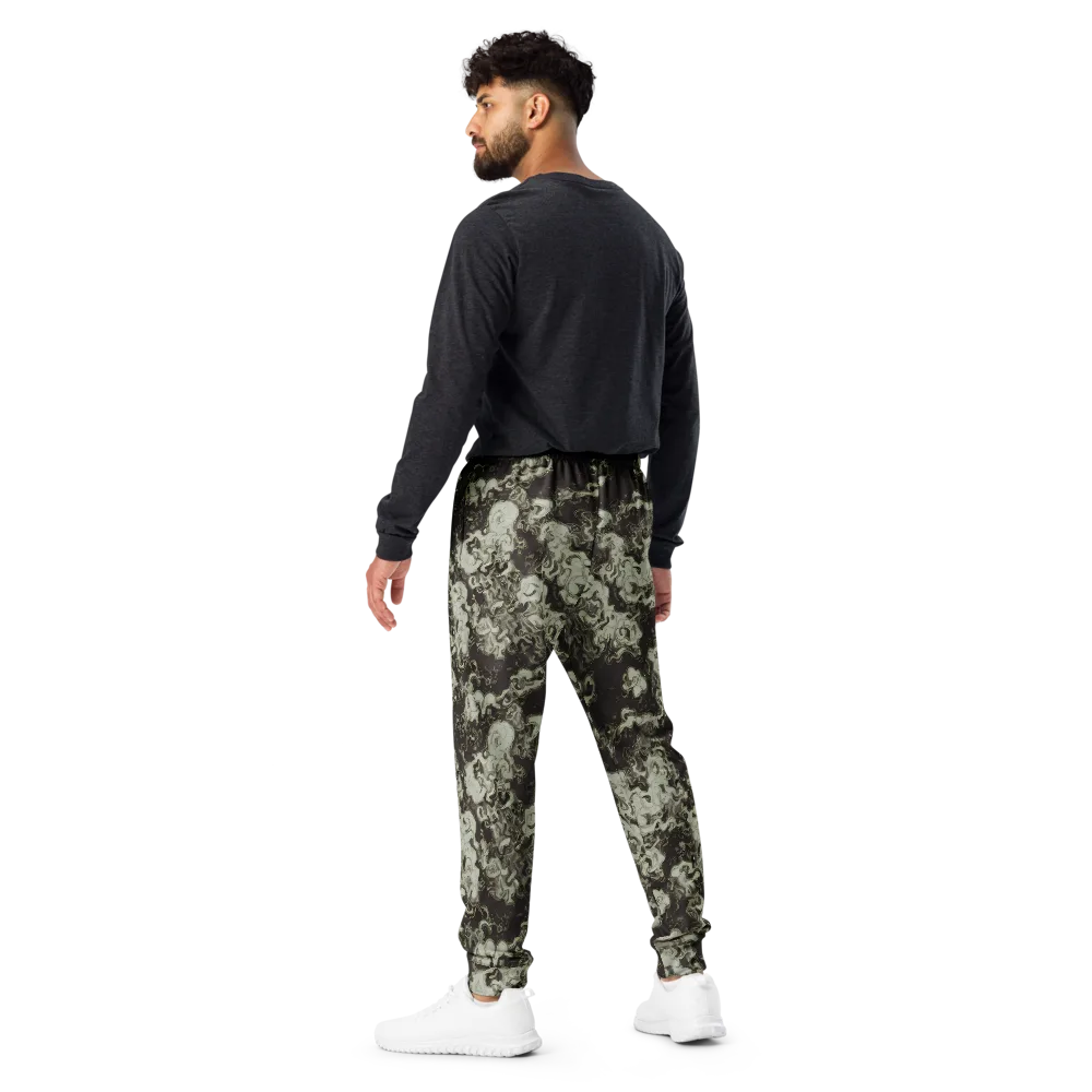 Eclipse Swirl on Men's Joggers — Back