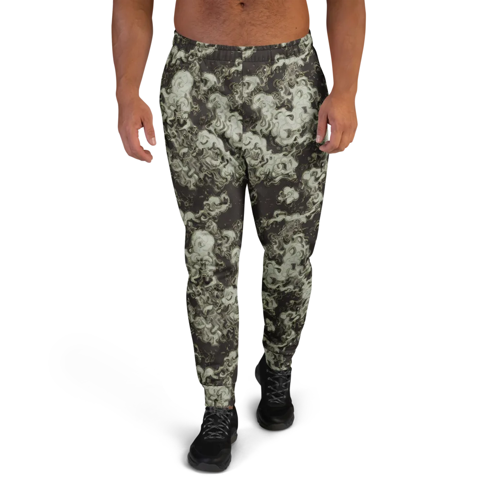 Eclipse Swirl on Men's Joggers — Front