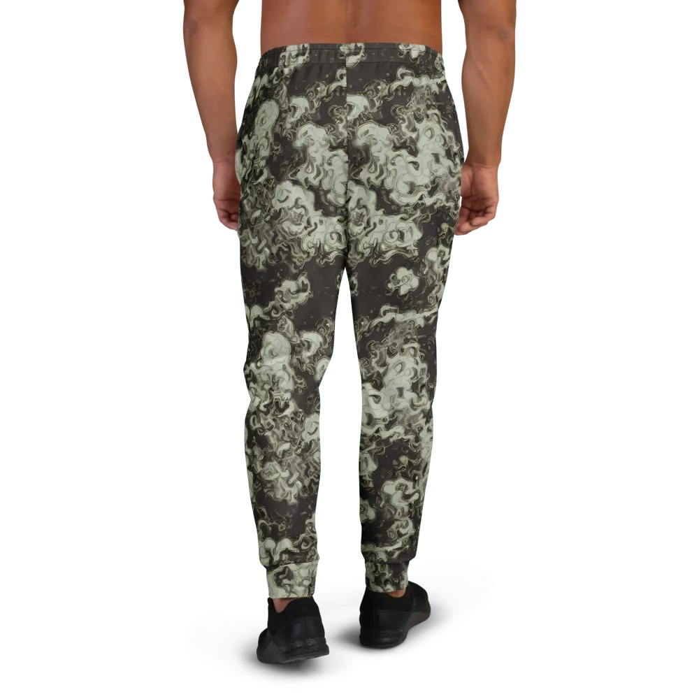 Eclipse Swirl on Men's Joggers — Back