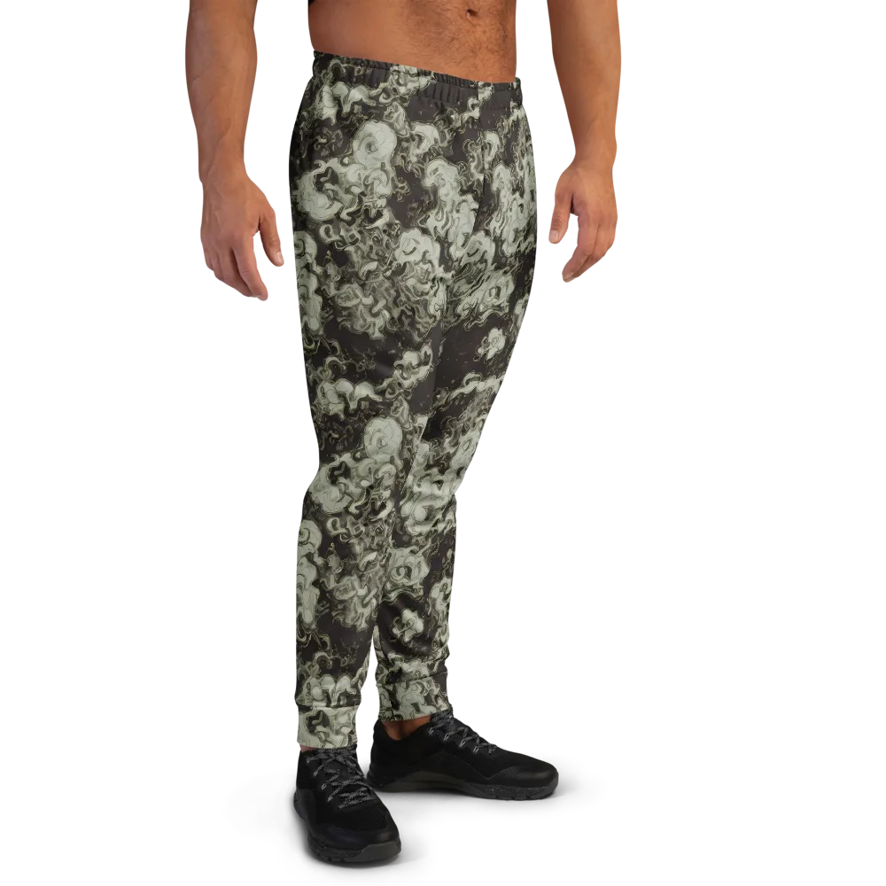 Eclipse Swirl on Men's Joggers — Right