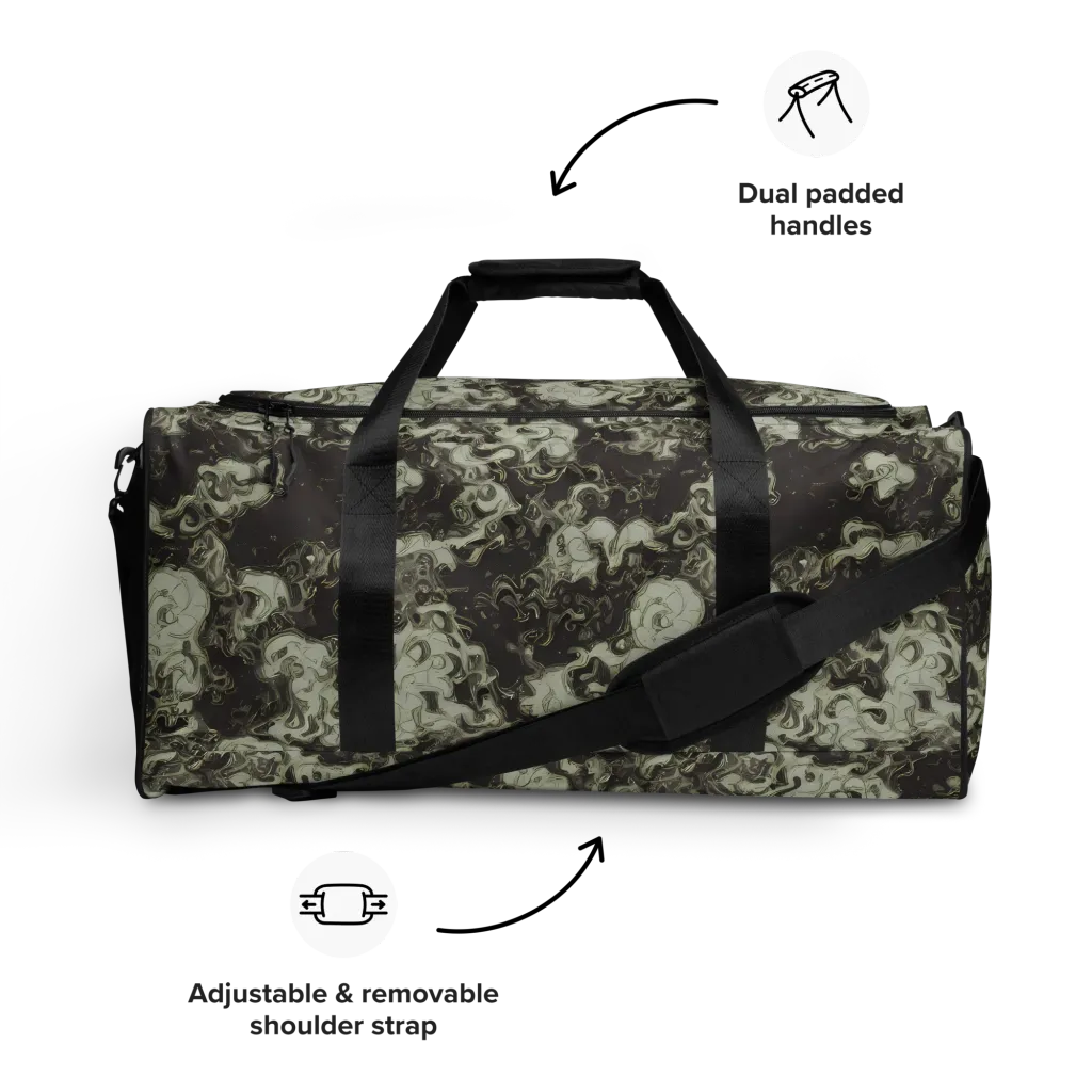 Eclipse Swirl on Duffle Bag — Front