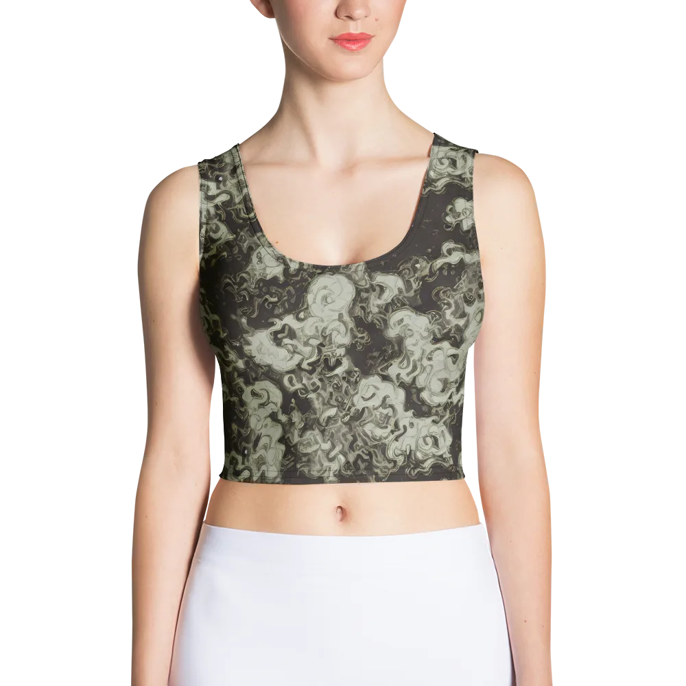 Eclipse Swirl on Crop Top — Front