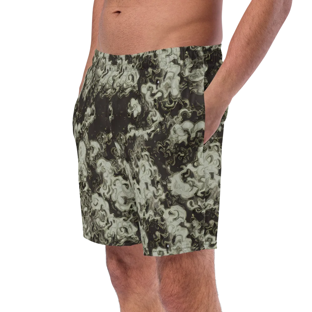 Eclipse Swirl on Swim Trunks — Left Front