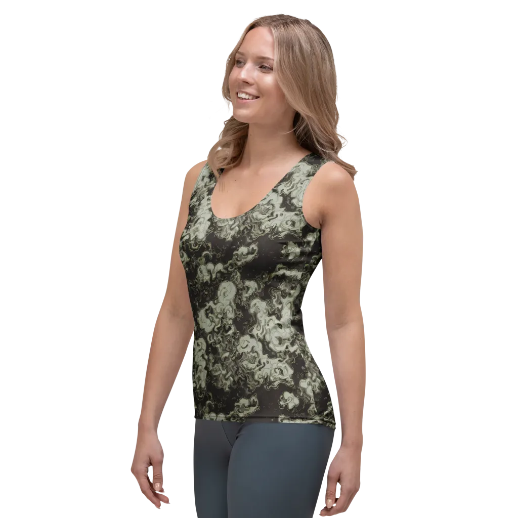 Eclipse Swirl on Women's Tank Top — Left Front