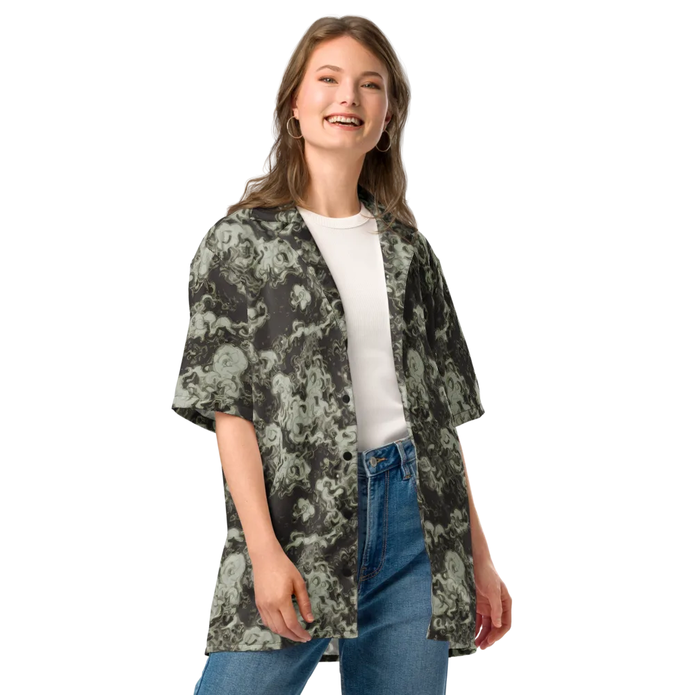 Eclipse Swirl on Button Shirt — Front