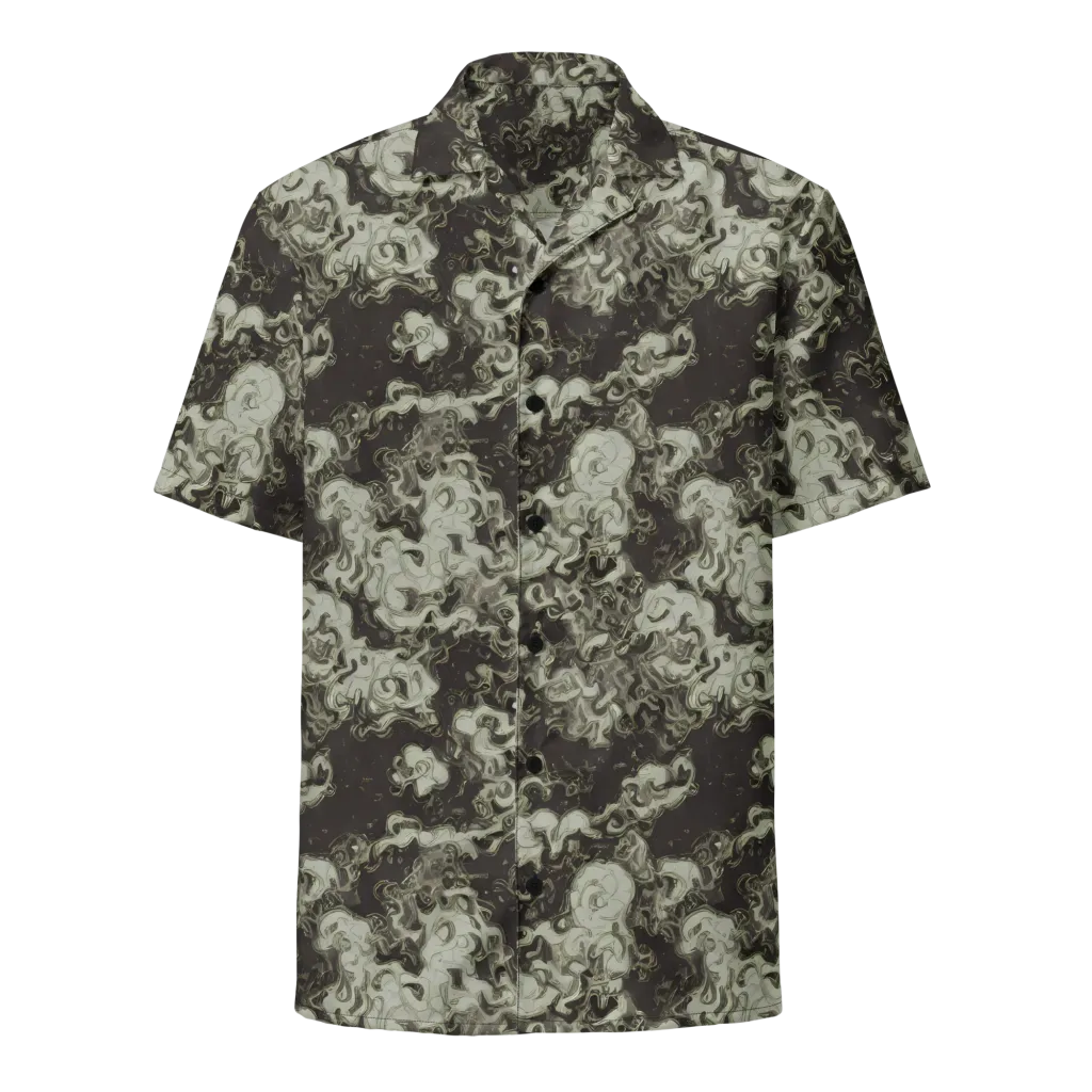 Eclipse Swirl on Button Shirt — Front