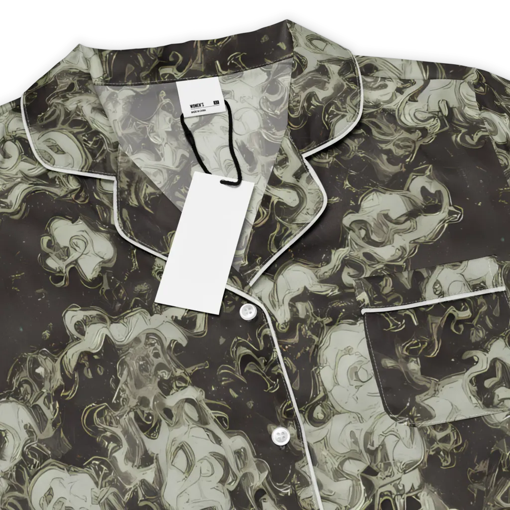 Eclipse Swirl on Women's Short Sleeve Pajama Top — Product details